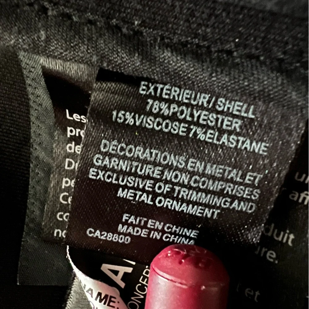 RUDSAK Black Draped Open-Front Jacket with Leather Trim – Modern Statement - Picture 13 of 16